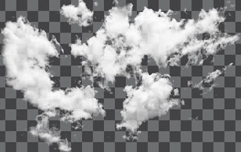 White cloud PNG transparent, no background