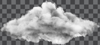 White cloud PNG transparent, no background