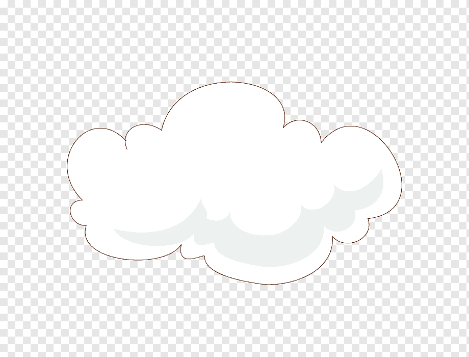 white clouds, Cloud Drawing Caricature, A cartoon clouds, cartoon Character, white, text png