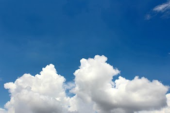 White Clouds on Sky