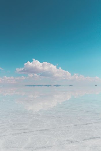 white clouds under blue sky