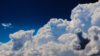 White Clouds Wallpaper