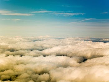 white cloudy sky under blue sky