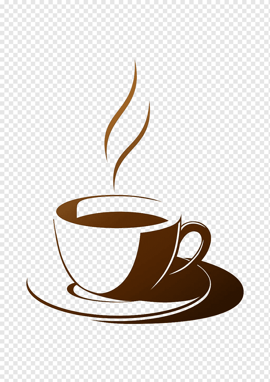 White coffee Cafe Coffee cup, coffee, simple, logo, decorative png