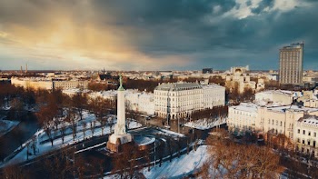 White Concrete Buildings