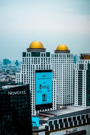 White Concrete Buildings