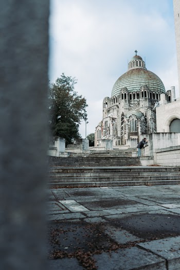 White Concrete Dome Building