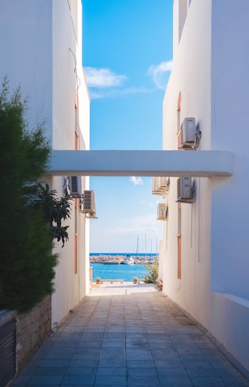 White Concrete House