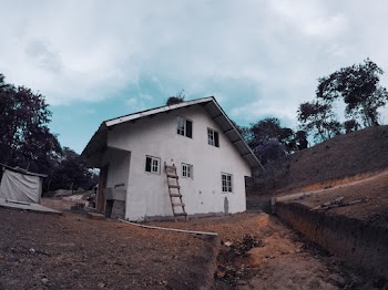 White Concrete House