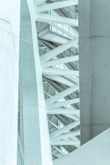 white concrete infrastructure