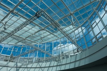 White Concrete Interior Building