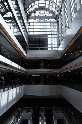 White Concrete Structure Interior