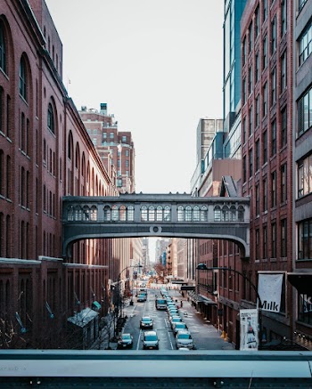 White Concrete Walk Bridge