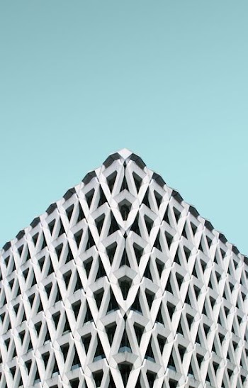 white corner building