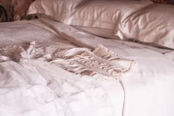 White Corset on Bed