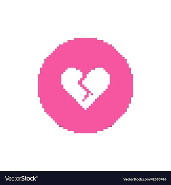 white cracked heart