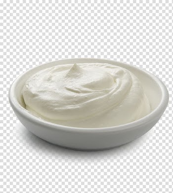 White cream, Soured milk Sour cream Yogurt Souring, Yogurt transparent background PNG clipart