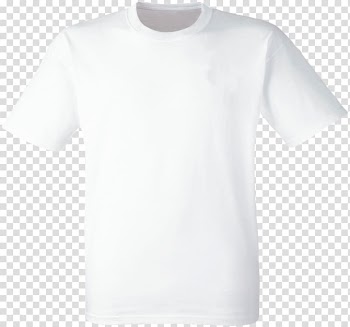 White crew-neck t-shirt, T-shirt Clothing Fruit of the Loom Cotton, shirt transparent background PNG clipart
