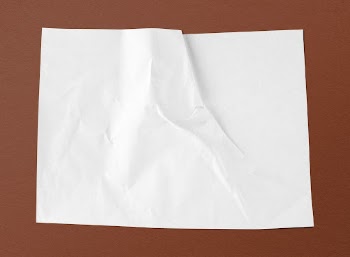 White crinkled paper on brown | Free Photo - rawpixel