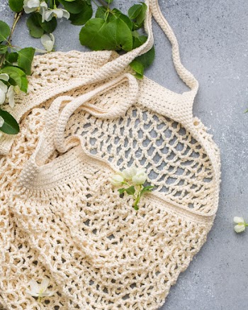 White Crochet Bag