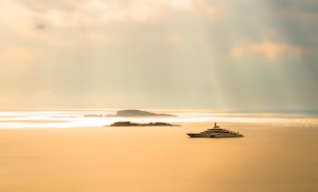 White Cruise Ship 