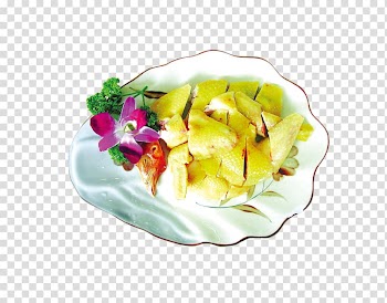 White cut chicken Red cooking Shanghai cuisine Chinese cuisine, Steamed plain chicken transparent background PNG clipart