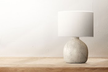 White decorative table lamp design | Free Photo - rawpixel