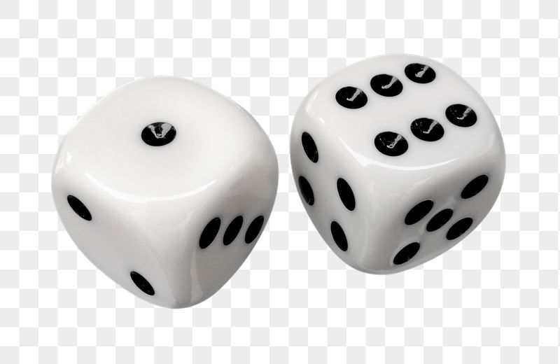White dice png sticker, transparent | Free PNG - rawpixel