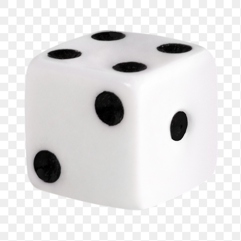 White dice png sticker, transparent | Free PNG - rawpixel