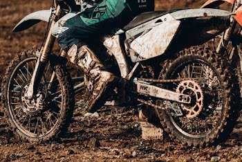 White Dirt Bike
