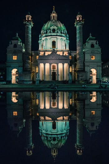 White Dome Structure Near Body of Water