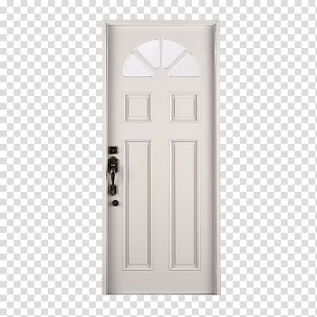 White Door, White single closed door transparent background PNG clipart