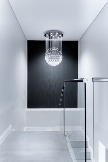 White Downlight Chandelier