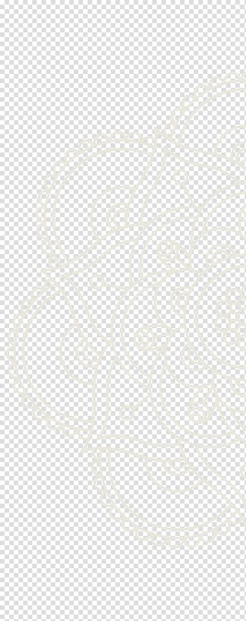 White Drawing Line, mandala yoga transparent background PNG clipart