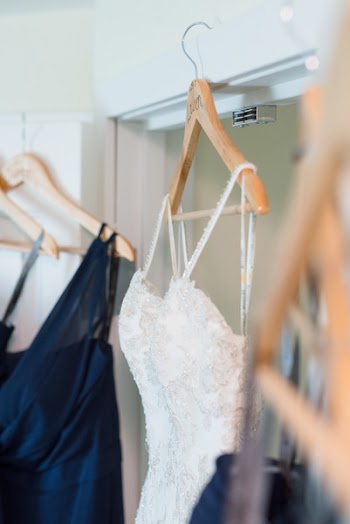 White Dress With Hanger