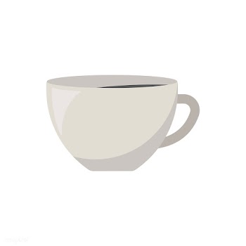 White drinking cup graphic illustration | Free stock vector - 429383
