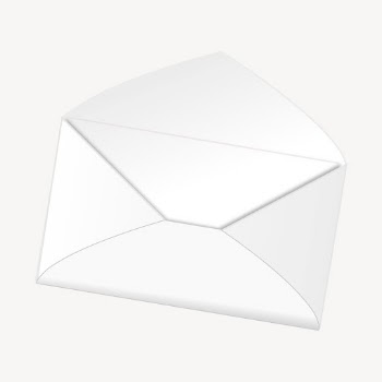 White envelope clipart, illustration vector. | Free Vector - rawpixel