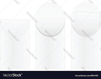  					White envelopes vector image														