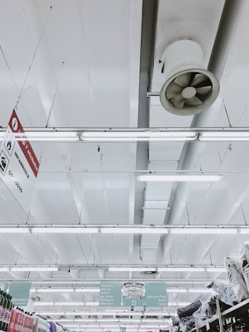 White Exhaust Fan
