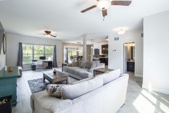 White Fabric Sofa Set With Coffee Table