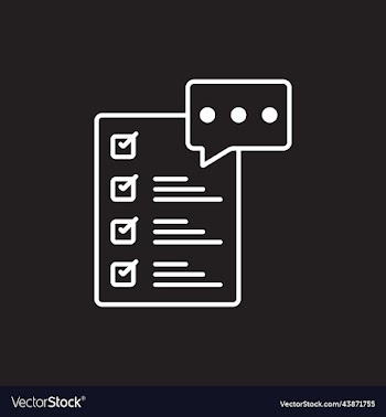 white feedback testimonial icon