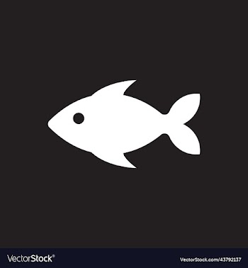 white fish solid icon