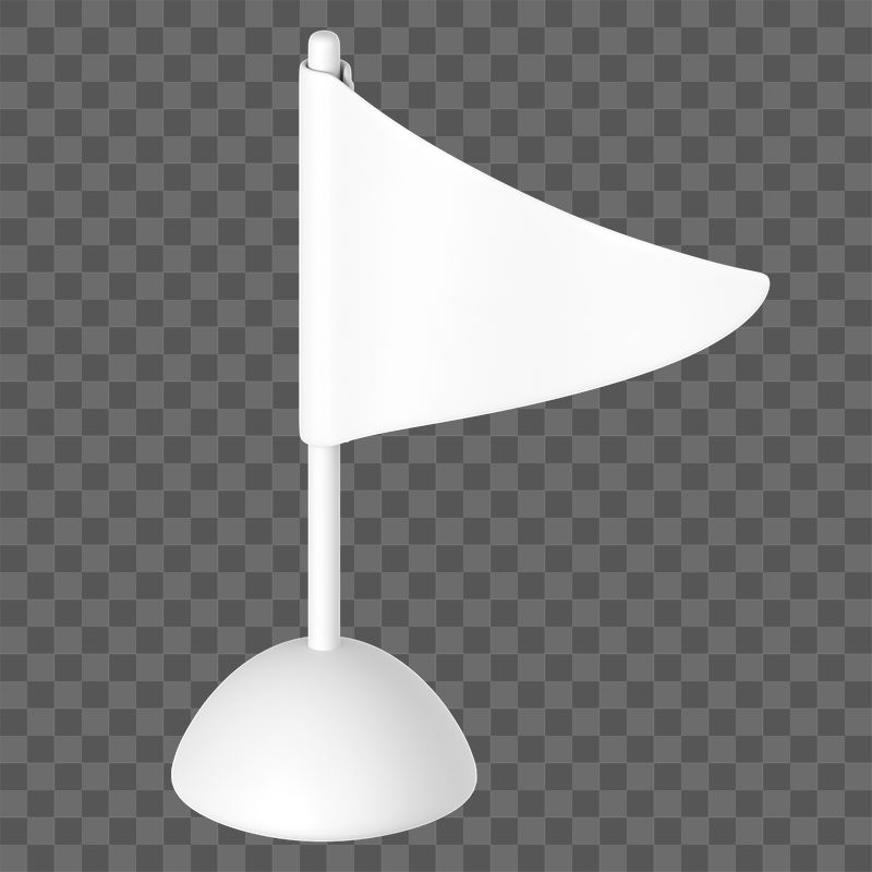 White flag png icon sticker, | Free PNG - rawpixel