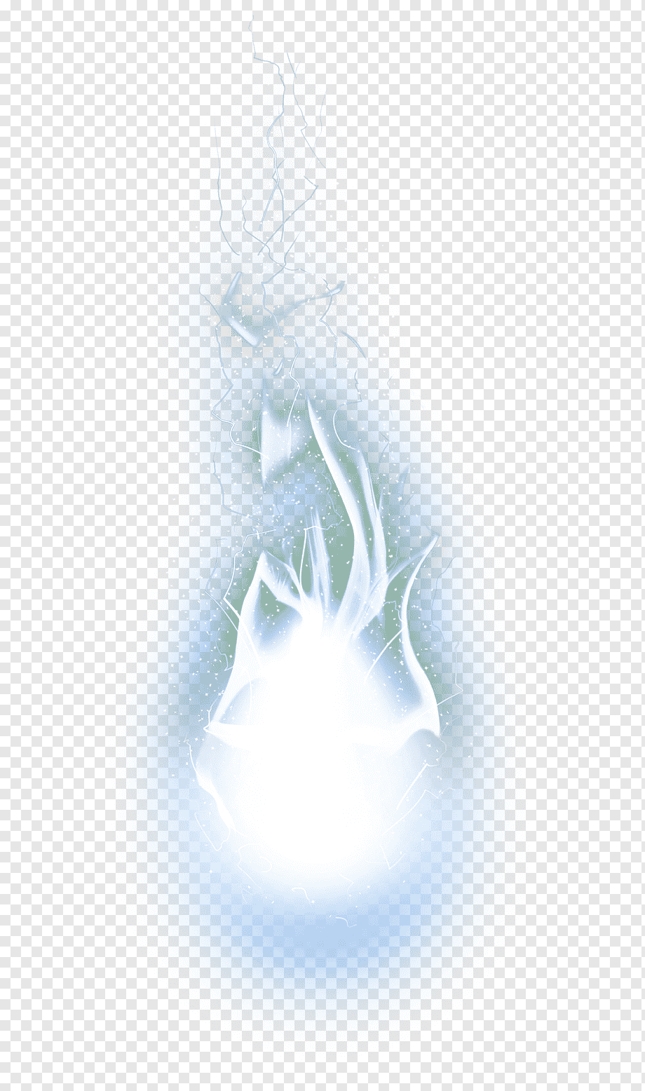 white flame illustration, Blue Light Flame Haze, Light, blue, white, effect png