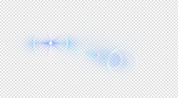 White Flare PNG Image with Transparent Background