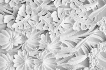 White floral ornament texture background, | Free Photo - rawpixel