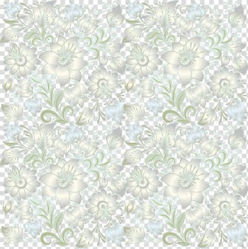 White flowers illustration, Floral design Green Lace Pattern, Silver flower background transparent background PNG clipart