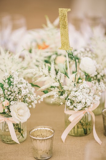 White Flowers Party Favor Lot