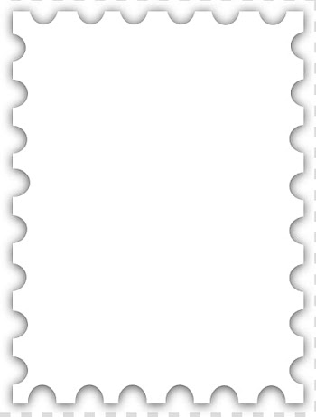 White frame board, Postage Stamps Frames Mail Printing , Postage transparent background PNG clipart