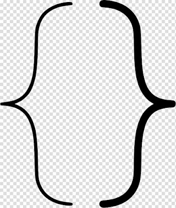 White frame illustration, Bracket Computer Icons , bracket transparent background PNG clipart